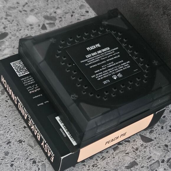 HUDA Easy Bake & Snatch Pressed NoTalc Brightening Setting Powder PEACHY PIE NEW - Picture 10 of 16